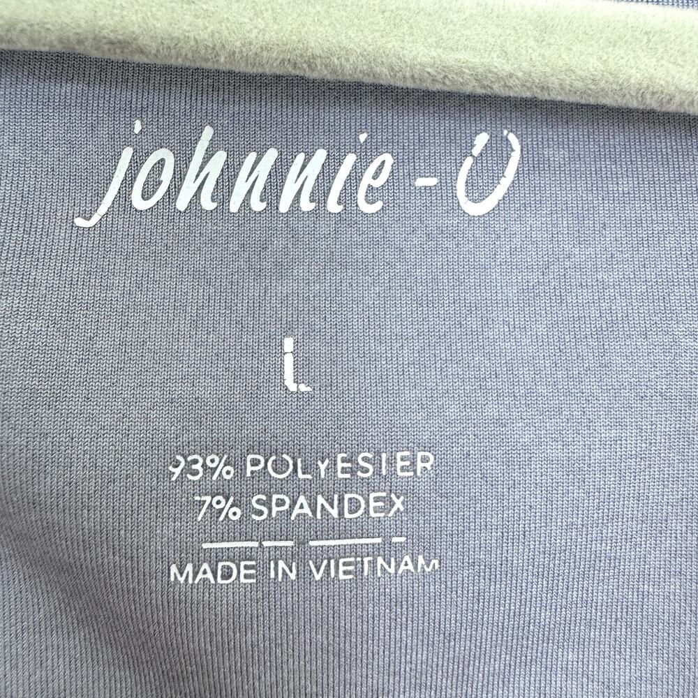 Johnnie-O Mens Poe Polo Shirt Size L JMPO4110 Active Summer Casual Pink - Picture 2 of 8